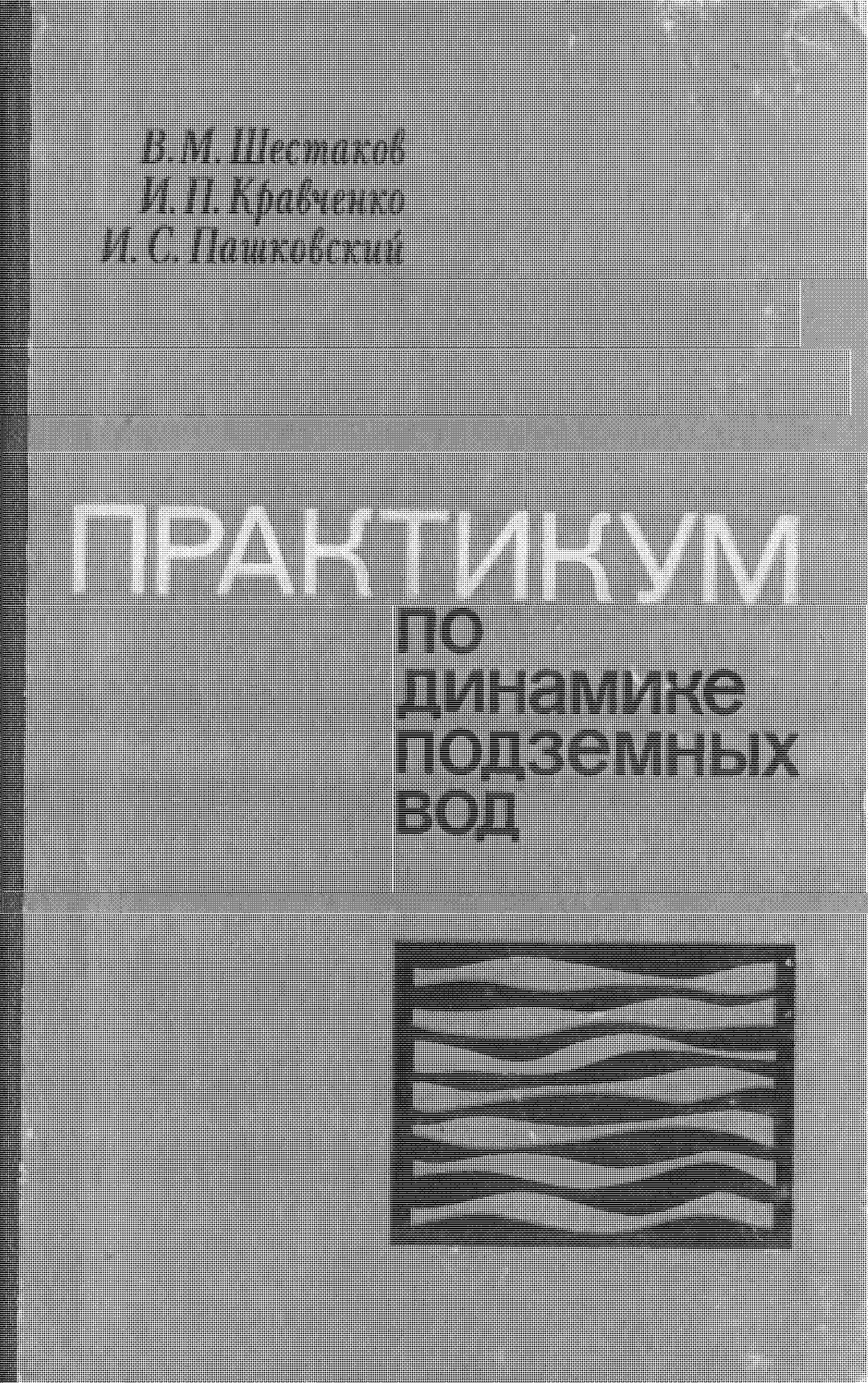 ПРАКТИКУМ ПО ДИНАМИКЕ ПОДЗЕМНЫХ ВОД