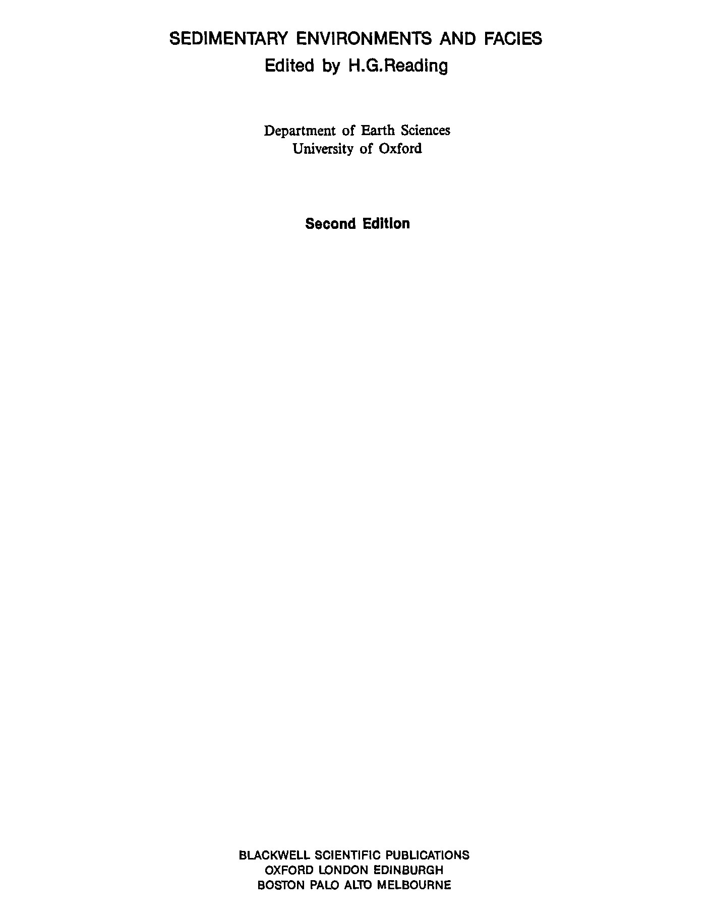 Обстановки осадконакопления и фации: В 2-х т.