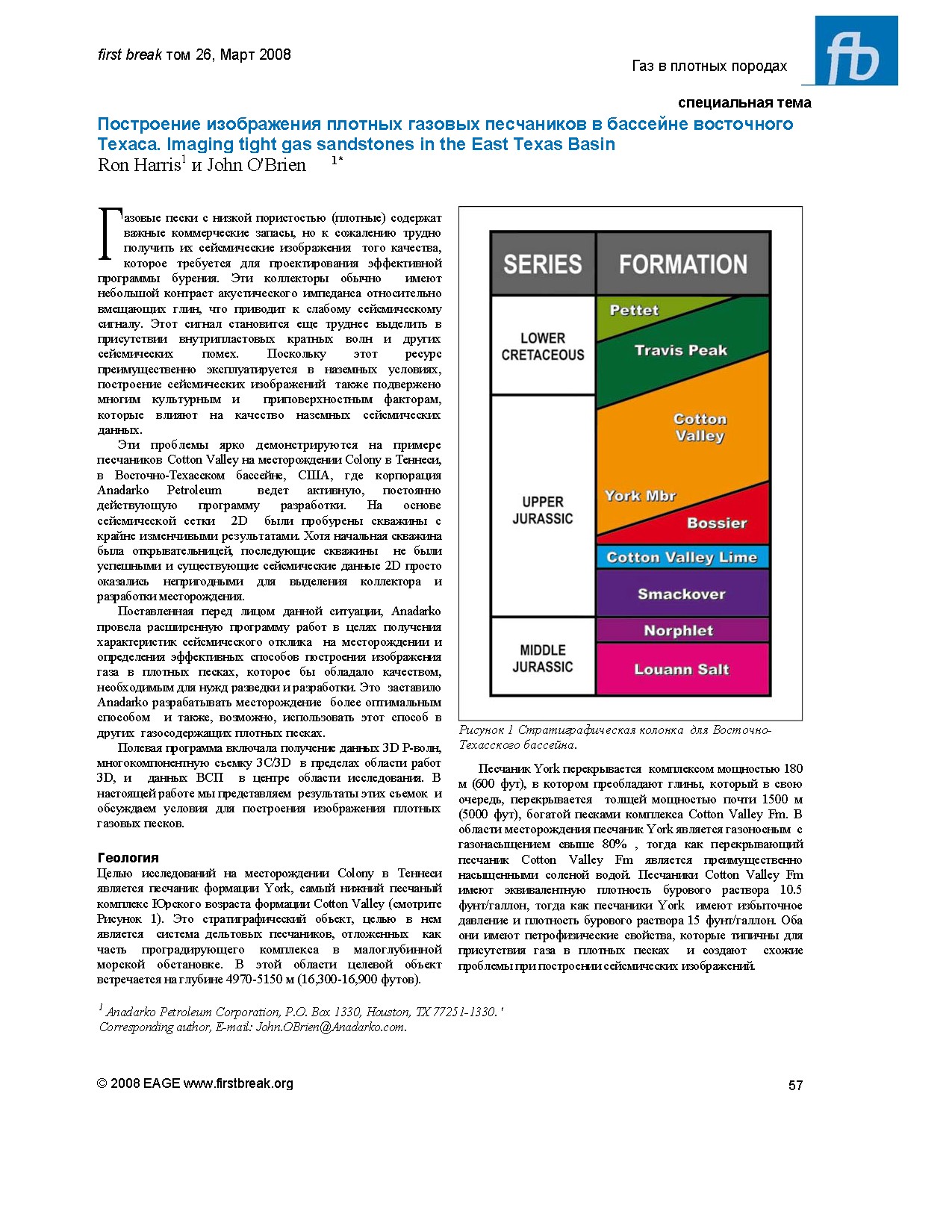 Газ в плотных породах