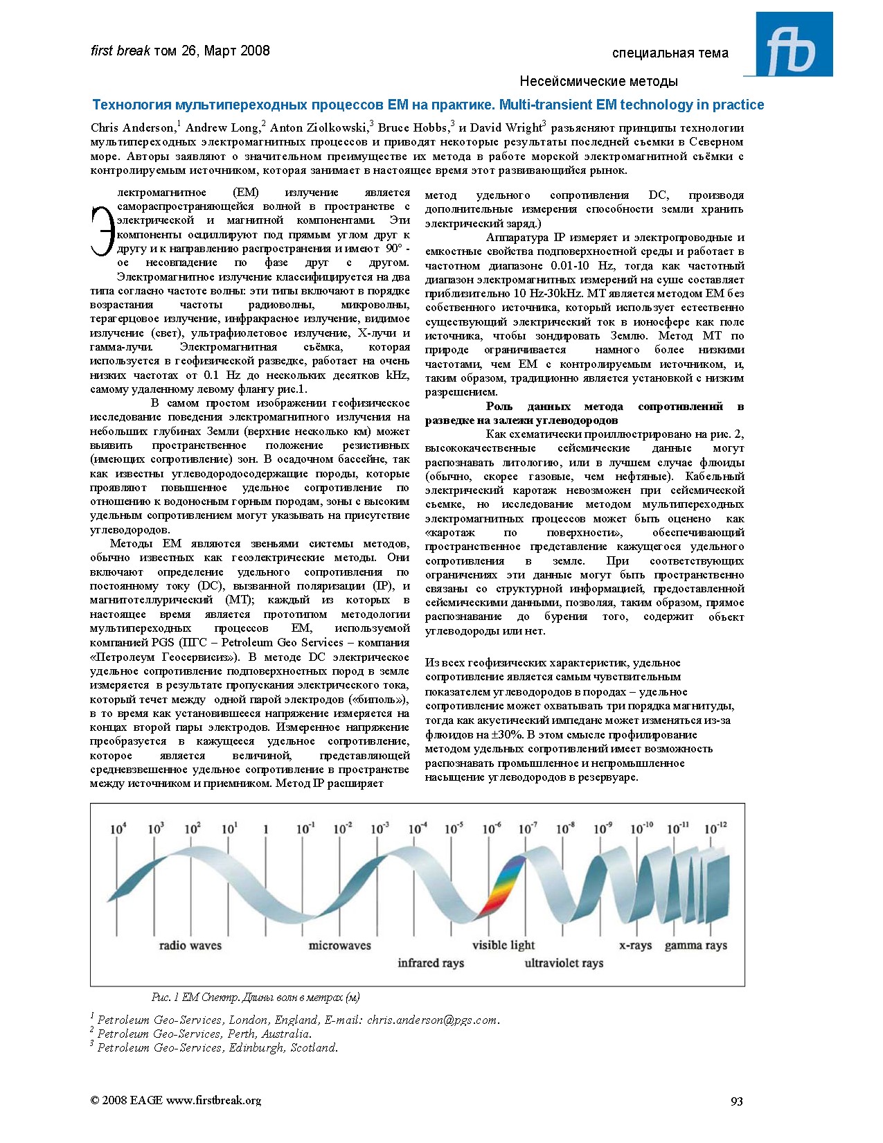 Технология мультипереходных процессов ЕМ на практике. Multi-transient EM technology in practice