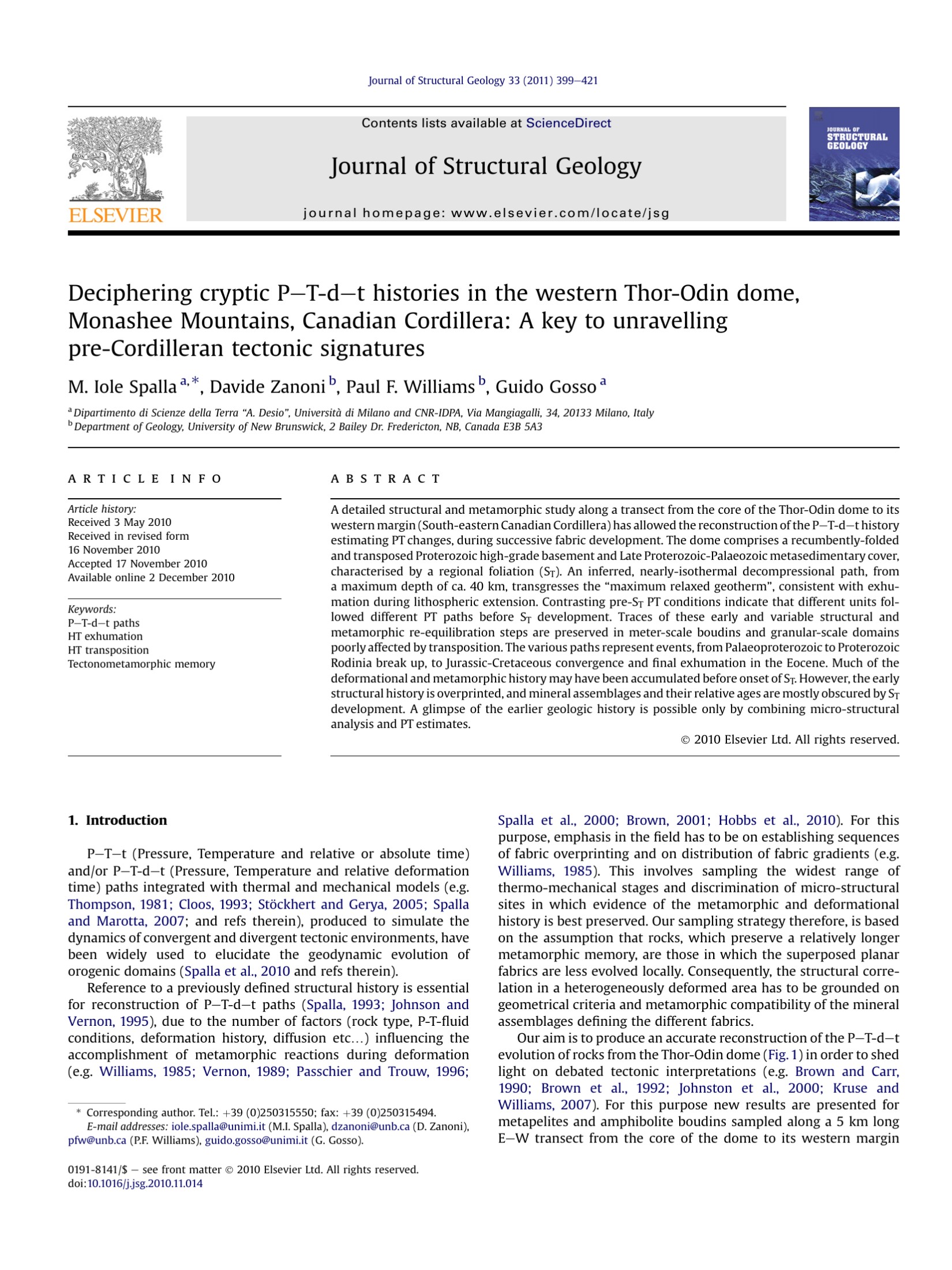 Deciphering cryptic PeT-det histories in the western Thor-Odin dome, Monashee Mountains, Canadian Cordillera: A key to unravelling pre-Cordilleran tectonic signatures