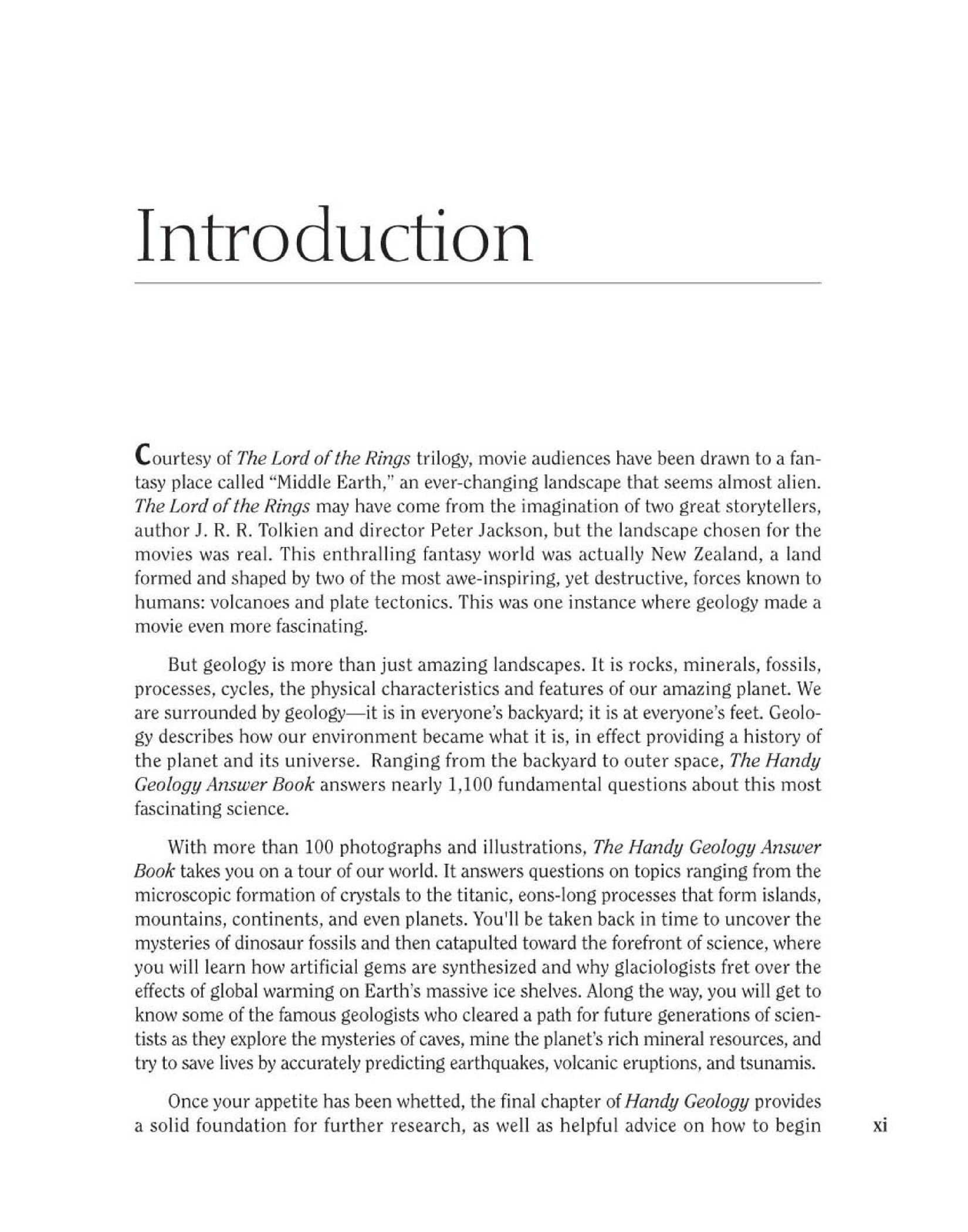 The Handy Geology Answer Book