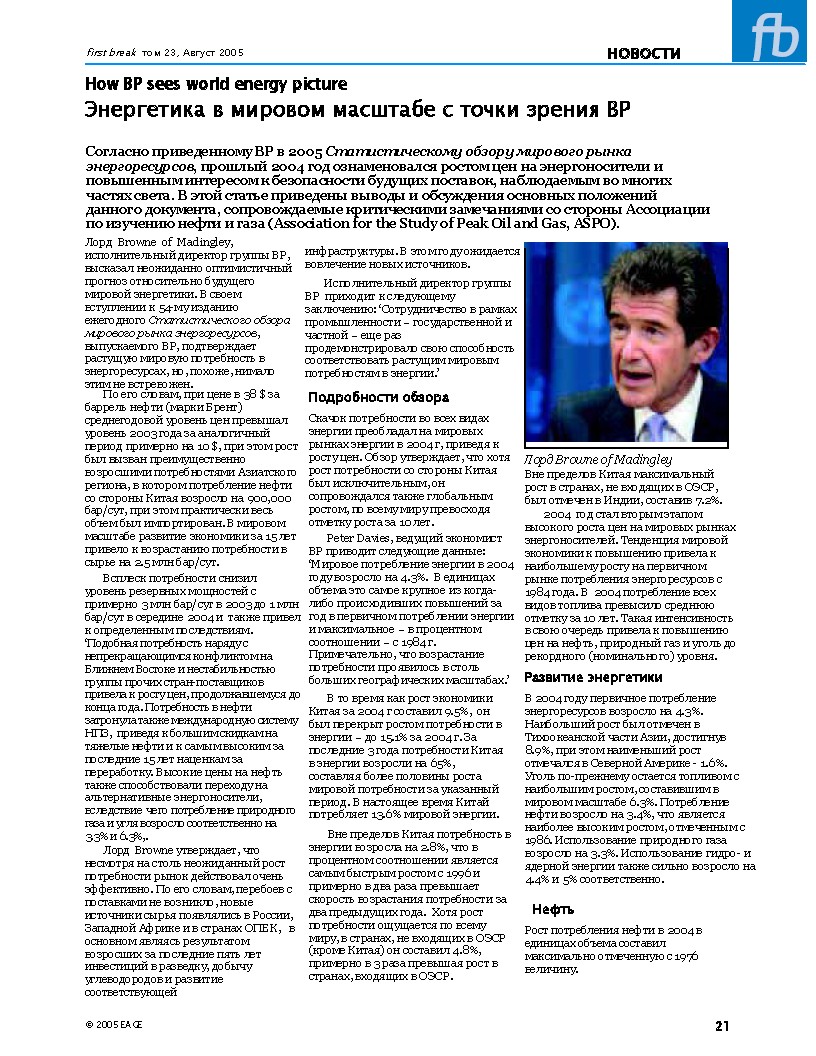 How BP sees world energy picture