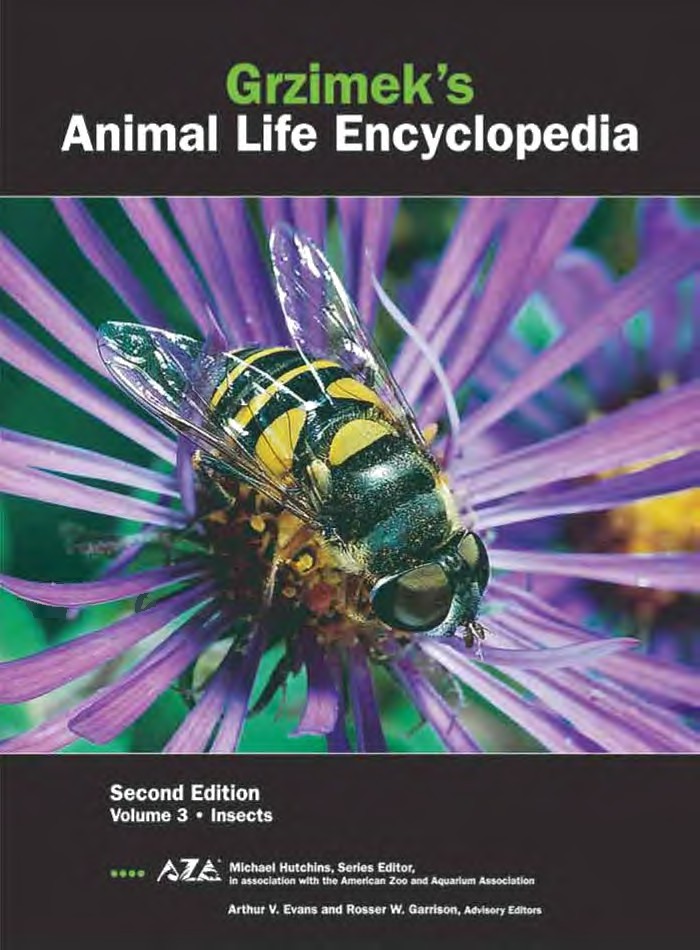 Grzimek's Animal Life Encyclopedia Second Edition Volume 3 Insects