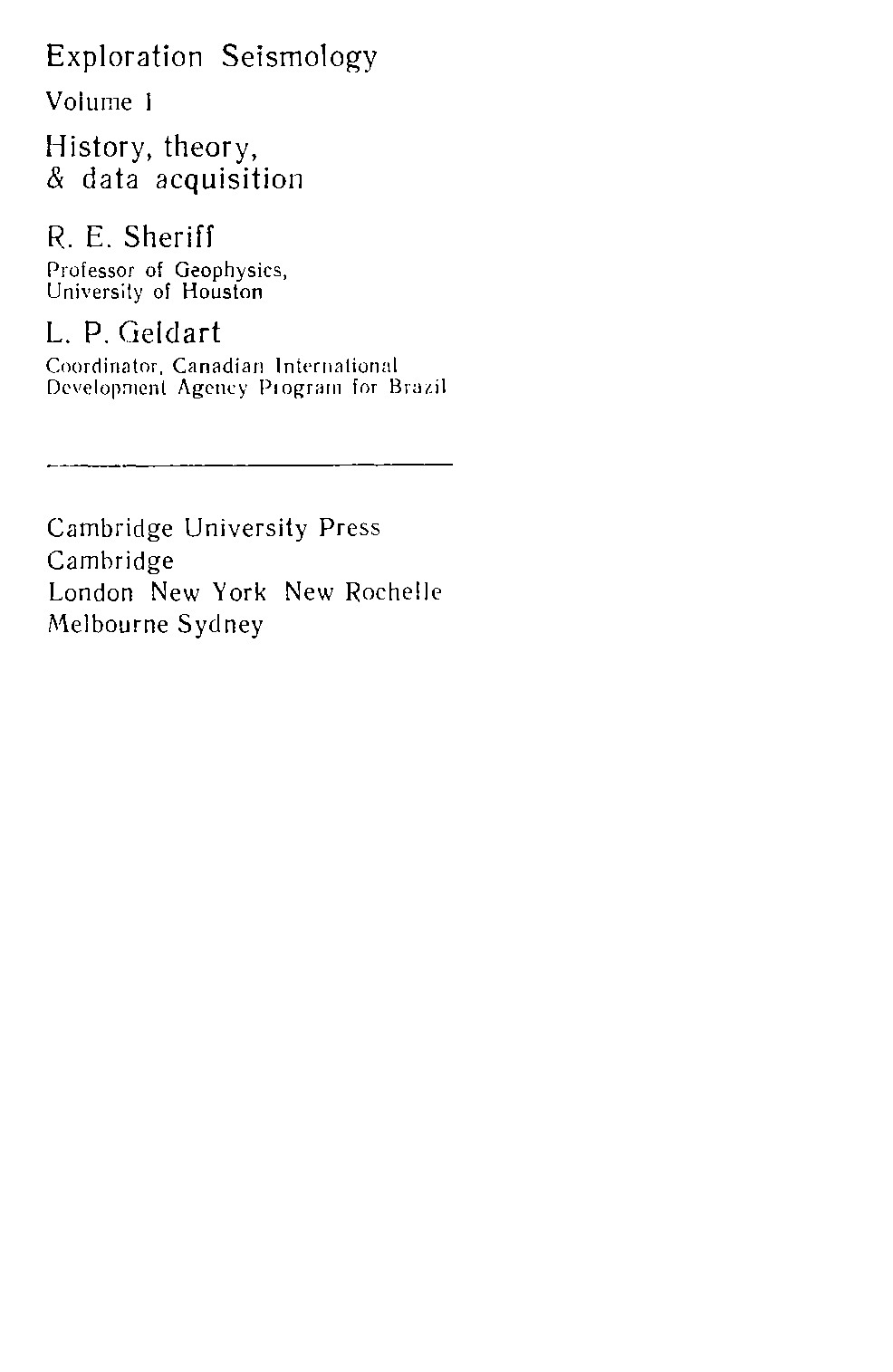 Сейсморазведка